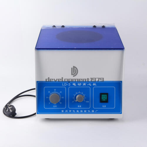 Ld-3 Electric Benchtop Centrifuge Lab Medical Practice 6*50Ml 4000Rpm 220V New Online