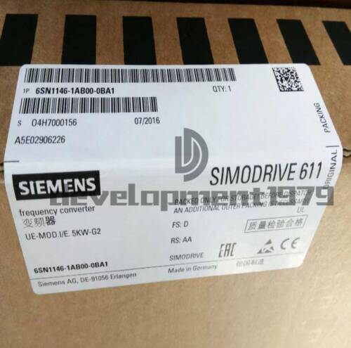 Siemens 6Sn1146-1Ab00-0Ba1 6Sn1 146-1Ab00-0Ba1 Frequency Converter New Supply