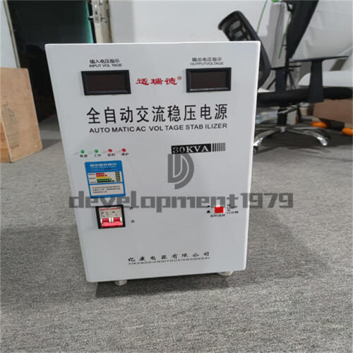 220V Automatic 30Kw Voltage Stabilizer Ac Regulator Power Tm-30000Va New Importer