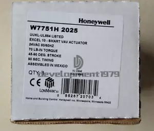 One New Honeywell Smart Vav Actuator W7751h 2025 W7751h2025 Brand New