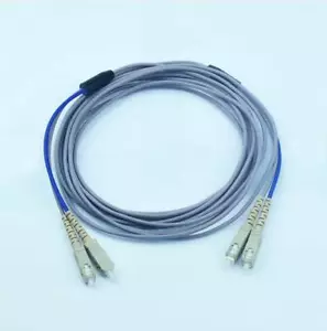 200M Armored Mm Duplex Fiber Optic Cable Patch Cord 62.5/125 Sc Upc to Sc Upc