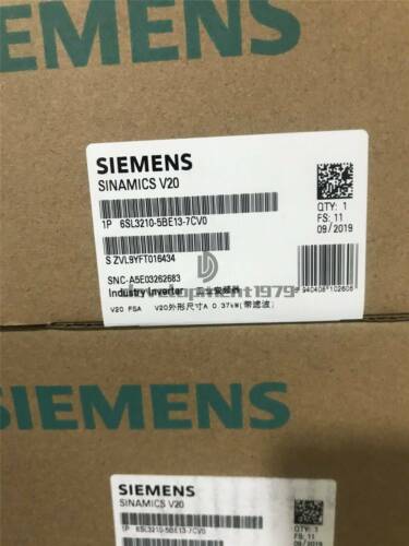 One New 6Sl3210-5Be13-7Cv0 Siemens 0.37Kw Inverter Supply Providers